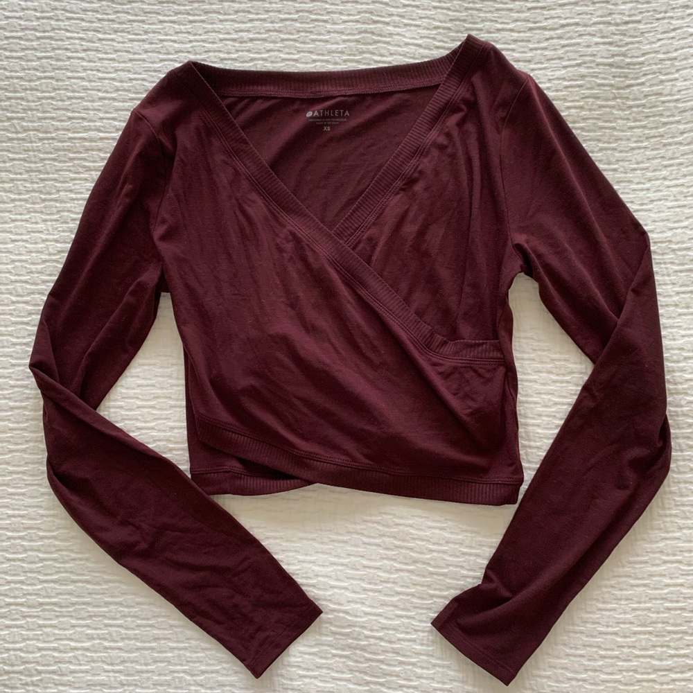 Athleta Studio Crop Top XS